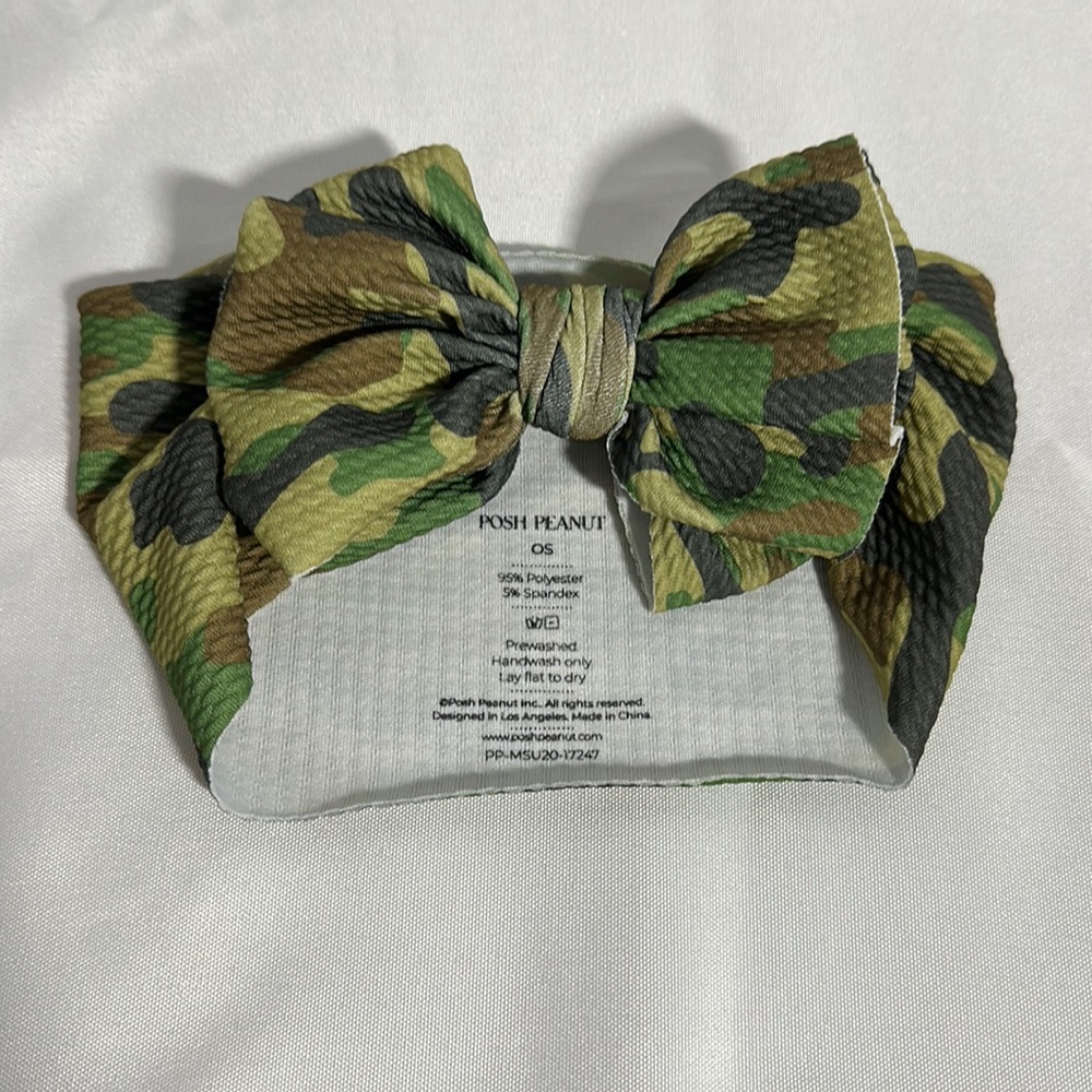 Posh Peanut cadet head wrap bow